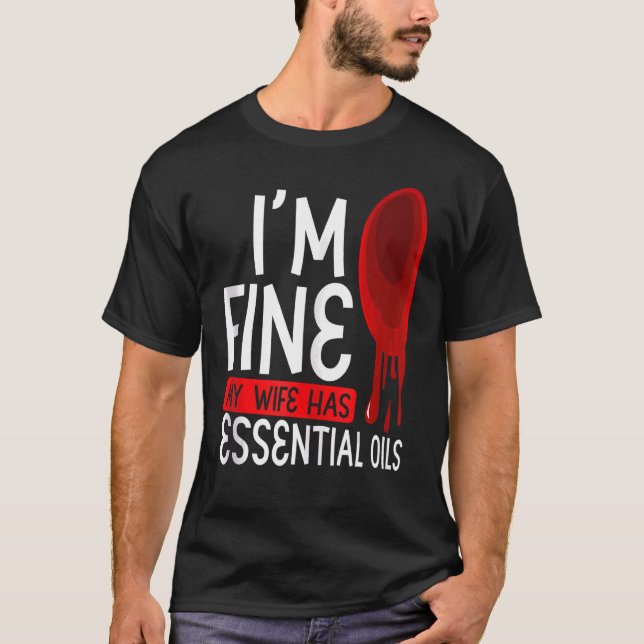 Iu2019m-Bran Min fru har viktiga oljesammer T Shirt (Framsida)