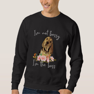 Iu2019m Not Bossy Iu2019m Chef Bloodhound Lång Ärmad Tröja
