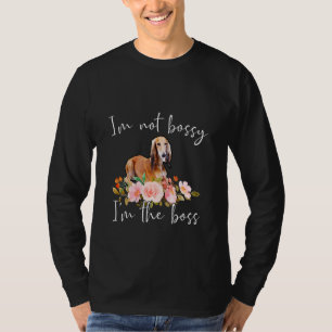 Iu2019m Not Bossy Iu2019m Chef Saluki T Shirt