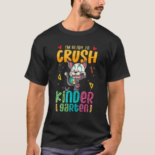 Iu2019m-Redo för att krossa Kindergarten Cat Kids T Shirt