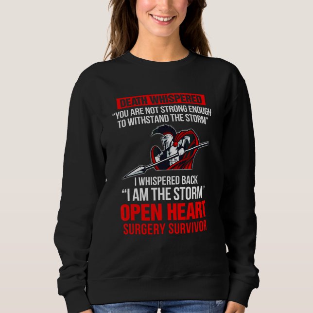 Iu2019m Storms Open Heart Survivor Byp T Shirt (Framsida)
