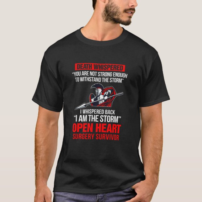Iu2019m Storms Open Heart Survivor Byp T Shirt (Framsida)