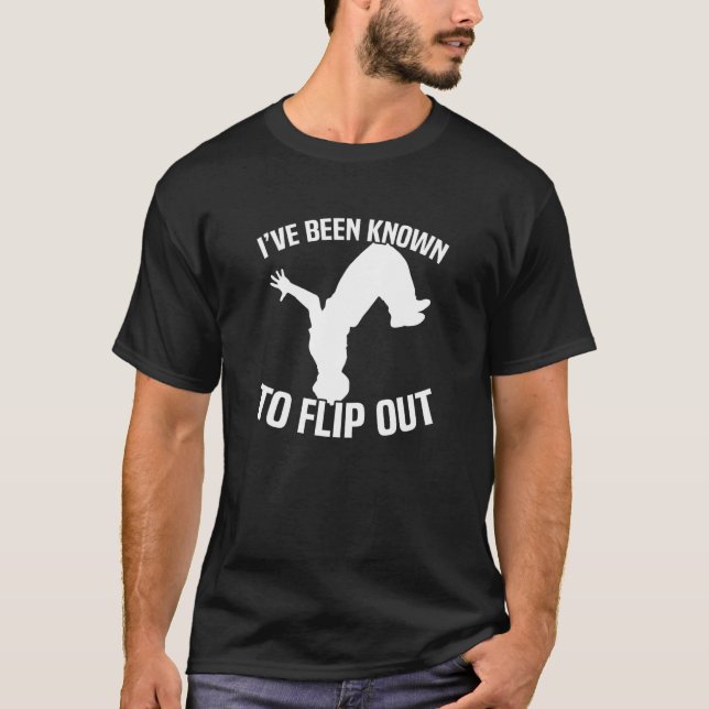 Iu2019ve har blivit känt för att vända ut parkour t shirt (Framsida)