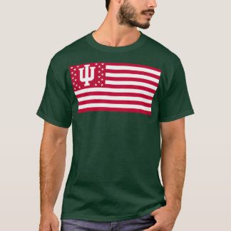 IU American Flagga T Shirt