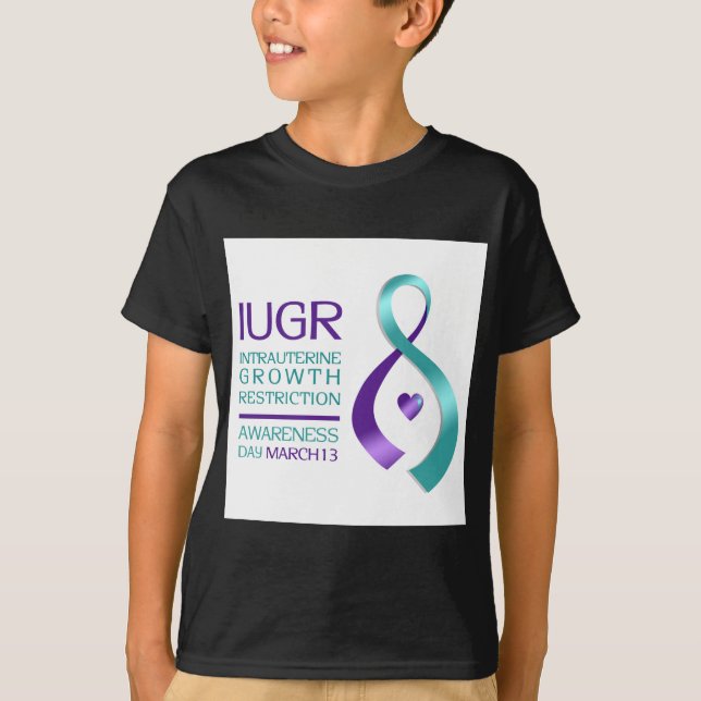IUGR-medvetenhet T-shirt (Framsida)