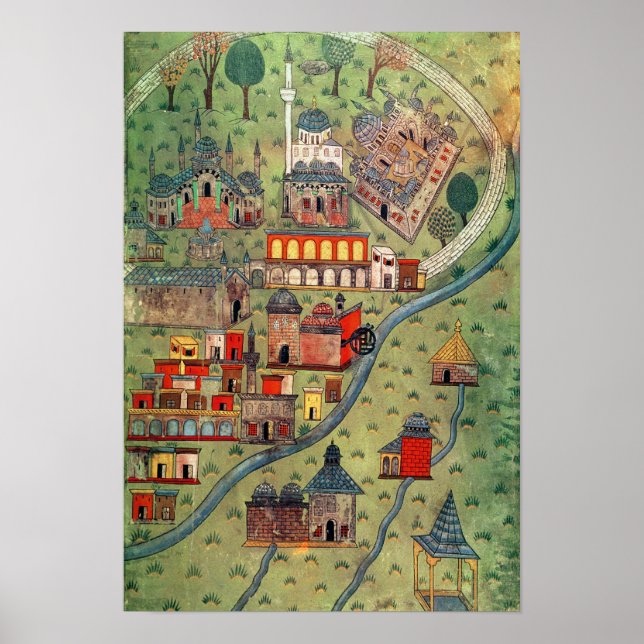 IUK T.5964 View of Eskisehir Poster (Framsidan)