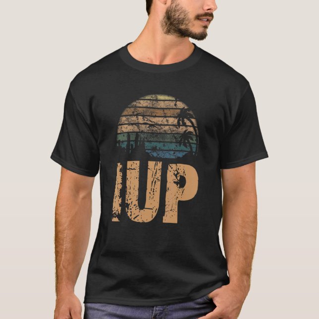IUP Vintage Sunset College T Shirt (Framsida)