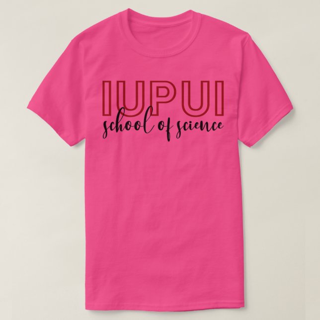 iupui school of science t shirt (Design framsida)