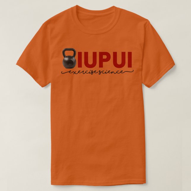 Iupui-träning naturvetenskap 1 t shirt (Design framsida)