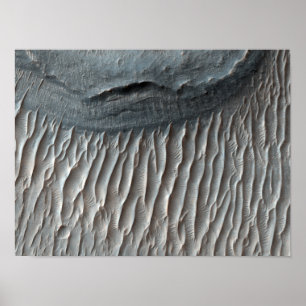 Ius Chasma, en stor kanjon på Mars Poster
