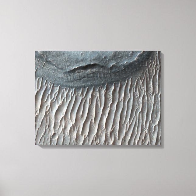 Ius Chasma, en stor kanyon på Mars Canvastryck (Framsida)