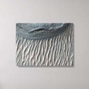 Ius Chasma, en stor kanyon på Mars Canvastryck