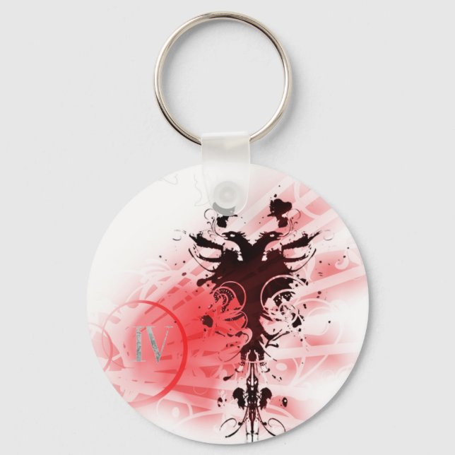 IV - ALBANIEN (KEYCHAIN) NYCKELRING (Framsida)