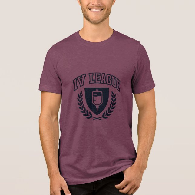 IV League Manar Premium Tri blend Manar T Shirt (Framsida)