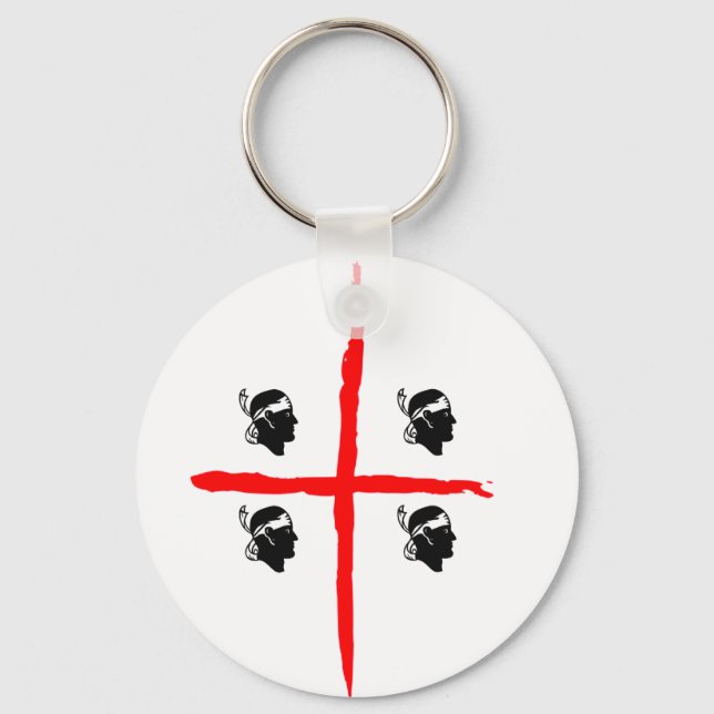 IV - SARDEGNA 4 mori Nyckelring (Framsida)