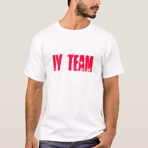 IV TEAM - lägg till ditt namn på baksidan T Shirt