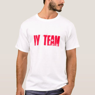 IV TEAM - lägg till ditt namn på baksidan T Shirt