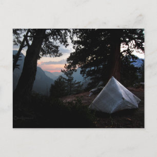 Iva Bell Hett Vår Sunset Ansel Adams Wilderness Vykort