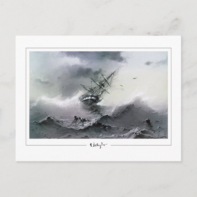 Ivan Aivazovsky #135 - Finkonst Postkort Vykort (Framsida)