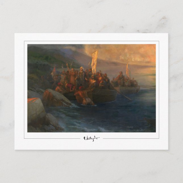 Ivan Aivazovsky #142 - Fin Art Postcard Vykort (Framsida)