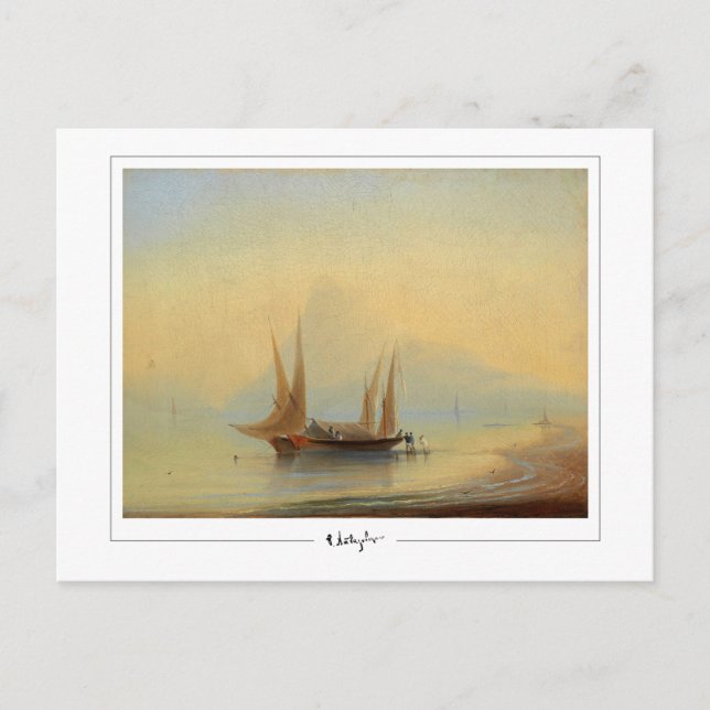 Ivan Aivazovsky #17 - Finkonstkort Vykort (Framsida)