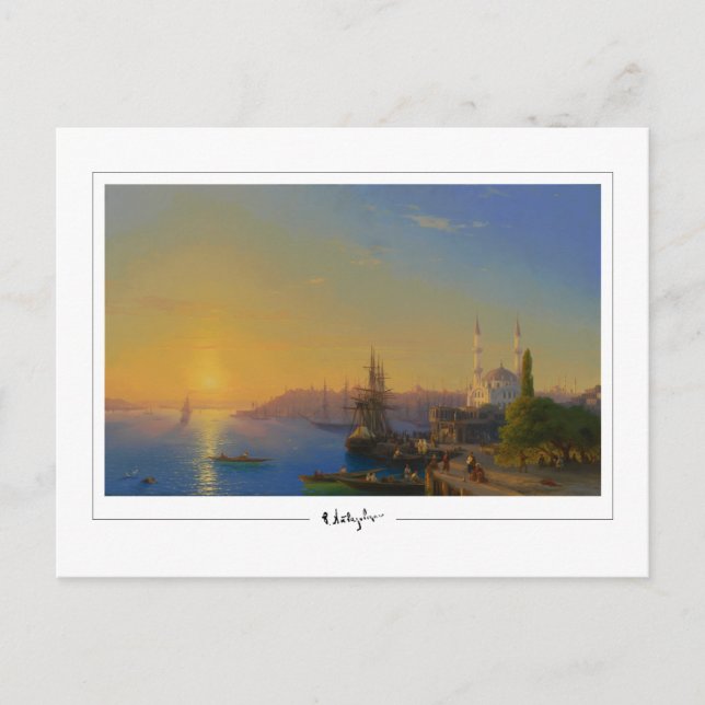 Ivan Aivazovsky #197 - Finkonstkort Vykort (Framsida)