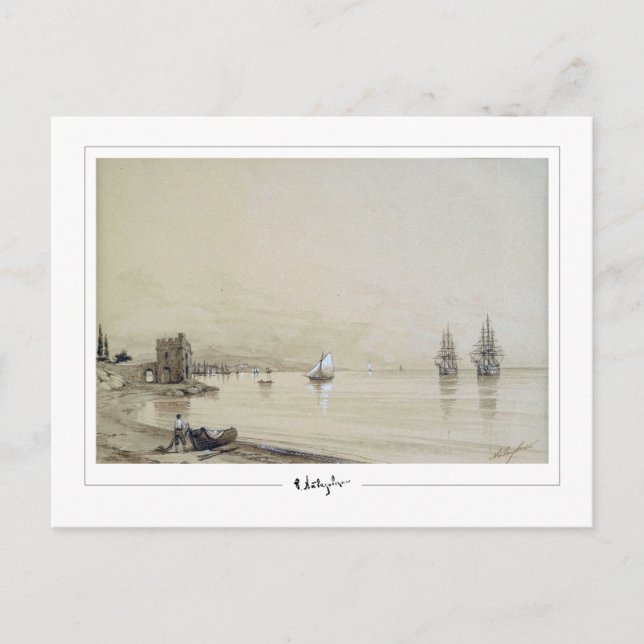 Ivan Aivazovsky #30 - Finkonstkort Vykort (Framsida)