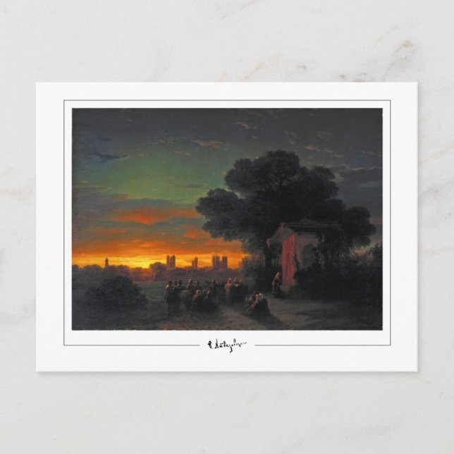 Ivan Aivazovsky #334 - Finkonstkort Vykort (Framsida)