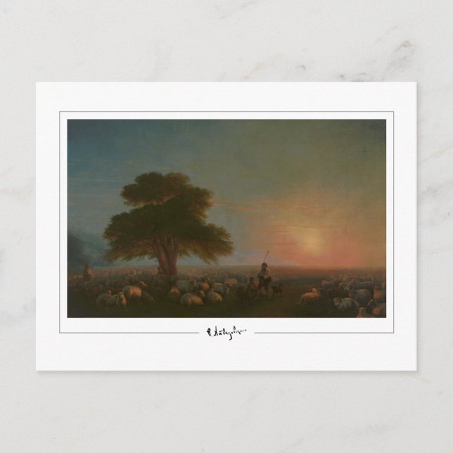 Ivan Aivazovsky #370 - Finkonst Postkort Vykort (Framsida)