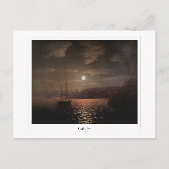 Ivan Aivazovsky #52 - Finkonstkort Vykort (Framsida)