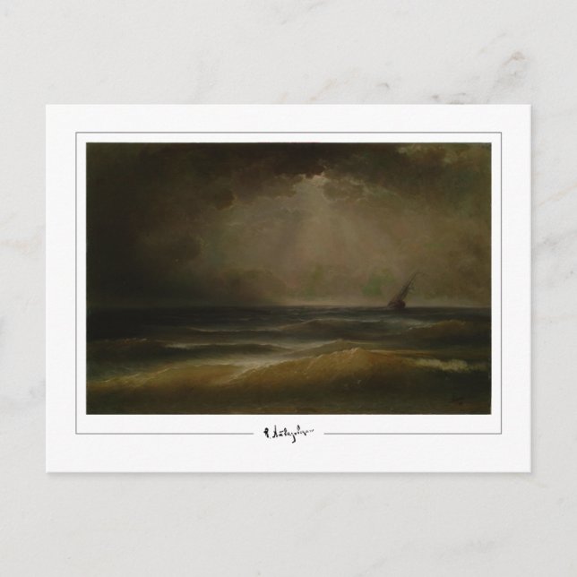 Ivan Aivazovsky #552 - Fin Art Postcard Vykort (Framsida)