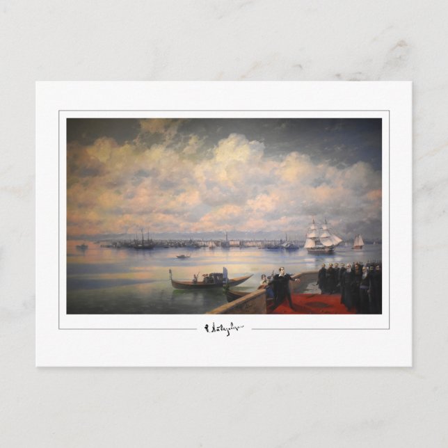Ivan Aivazovsky #69 - Finkonst Postkort Vykort (Framsida)