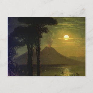 Ivan Aivazovsky-Neapelbukten vid måndagskväll Vykort