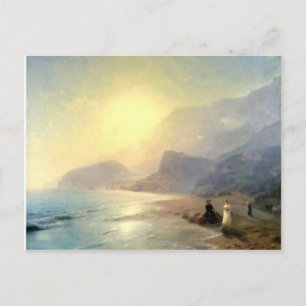 Ivan Aivazovsky- Pushkin och Countess Raevskaya Vykort