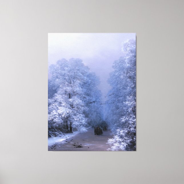 IVAN AIVAZOVSKY - Winter Ligcape - 1876 - Canvastryck (Framsida)