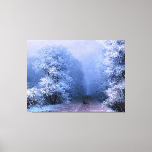 IVAN AIVAZOVSKY - Winter Ligcape II - 1881 - Canvastryck (Framsida)