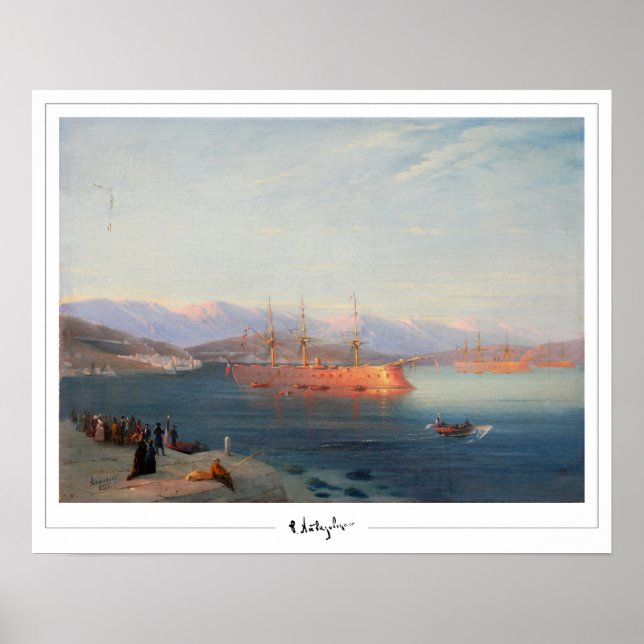 Ivan Aivazovsky Zedign Art Poster #161 (Framsidan)