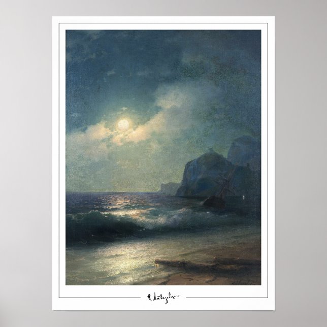 Ivan Aivazovsky Zedign Art Poster #204 (Framsidan)