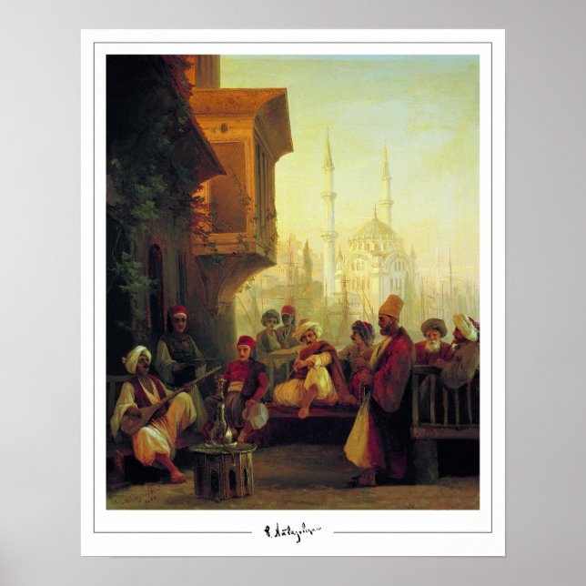 Ivan Aivazovsky Zedign Art Poster #221 (Framsidan)