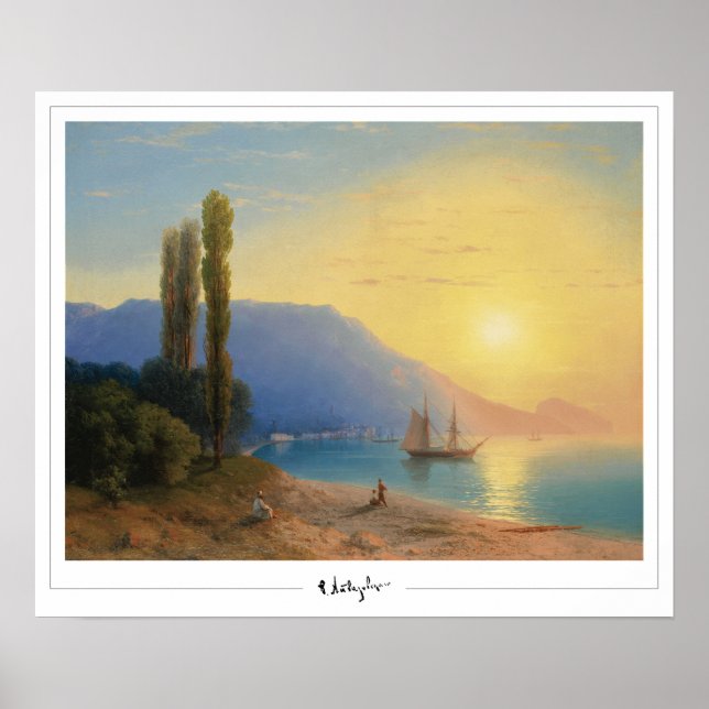 Ivan Aivazovsky Zedign Art Poster #310 (Framsidan)
