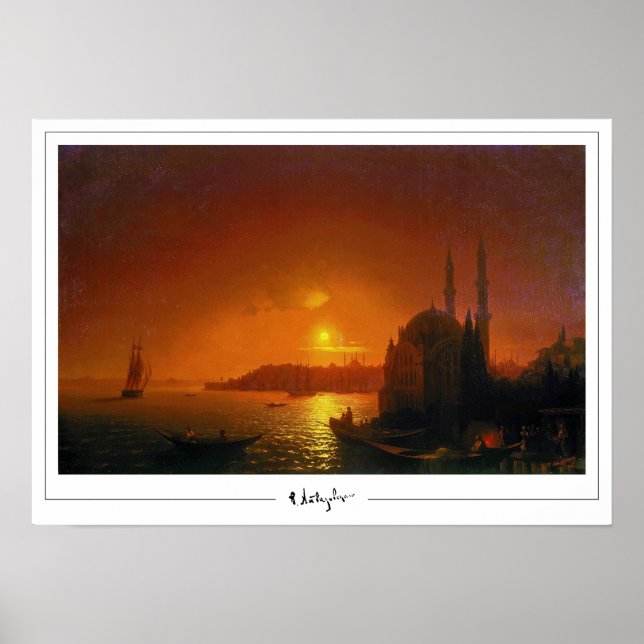 Ivan Aivazovsky Zedign Art Poster #321 (Framsidan)
