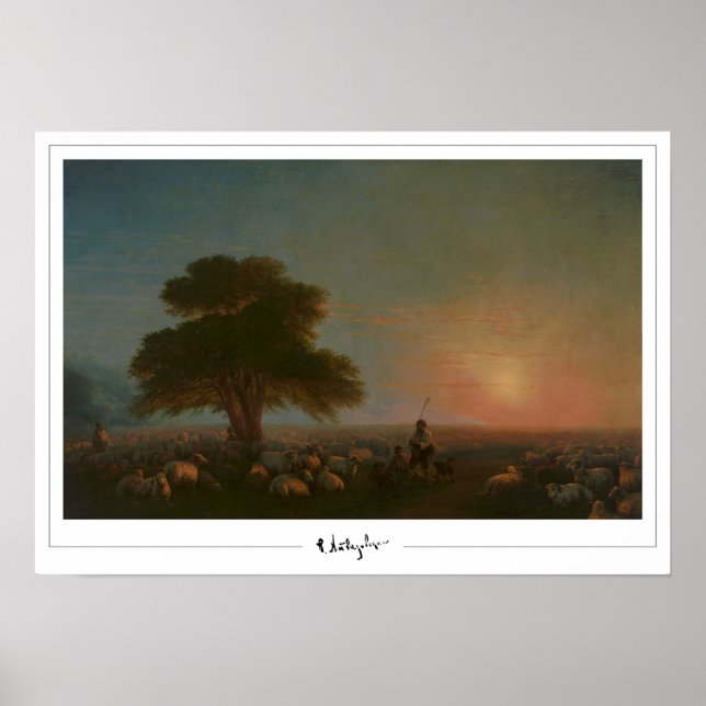 Ivan Aivazovsky Zedign Art Poster #370 (Framsidan)
