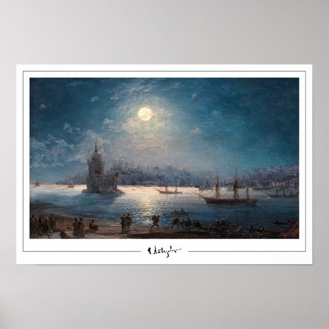 Ivan Aivazovsky Zedign Art Poster #437 (Framsidan)