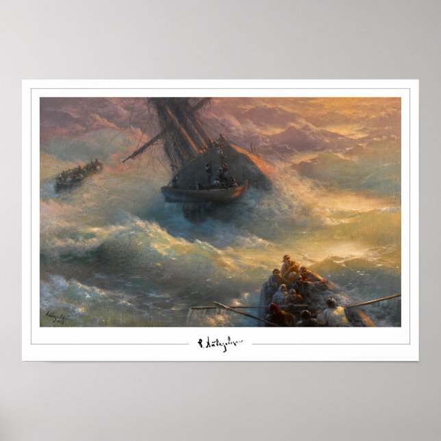 Ivan Aivazovsky Zedign Art Poster #481 (Framsidan)
