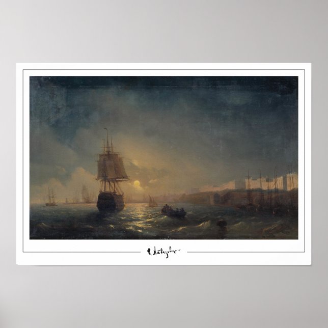 Ivan Aivazovsky Zedign Art Poster #559 (Framsidan)