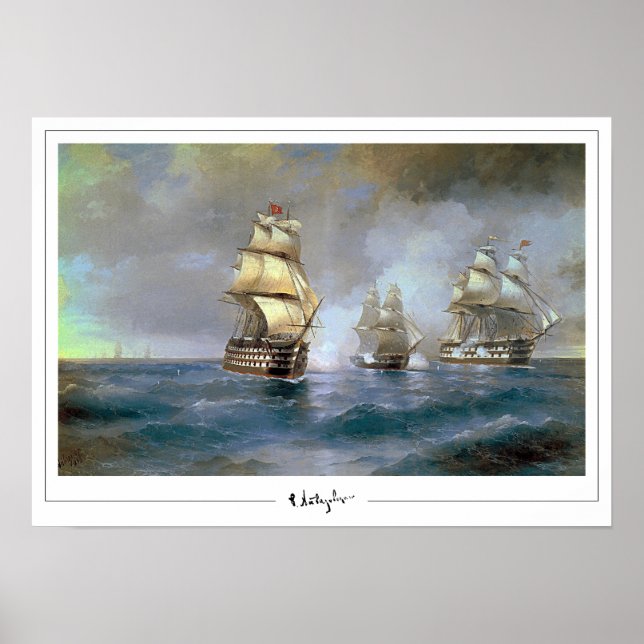 Ivan Aivazovsky Zedign Art Poster #7 (Framsidan)