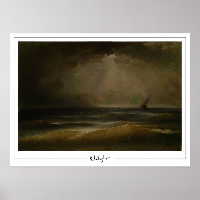 Ivan Aivazovsky Zedign Art Poster nr 552 (Framsidan)