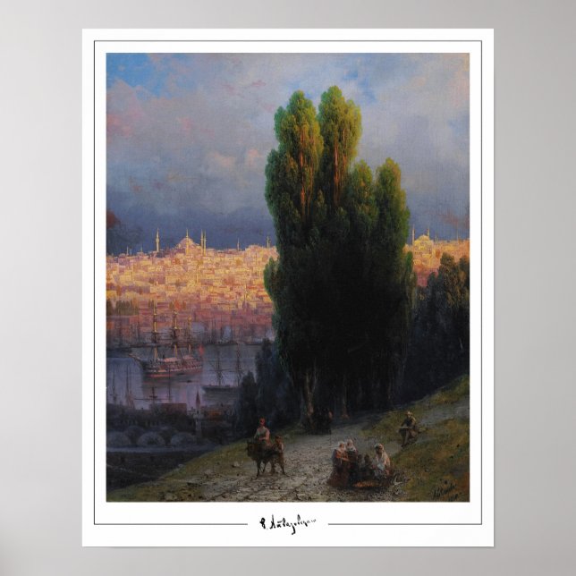 Ivan Aivazovsky Zedign Art Poster nr 629 (Framsidan)