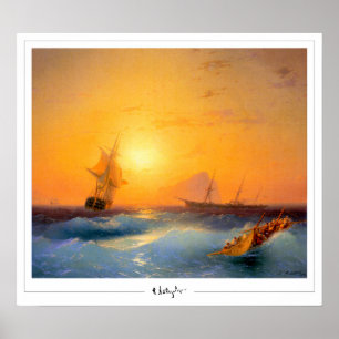 Ivan Aivazovsky Zedign Konstaffisch #168 Poster