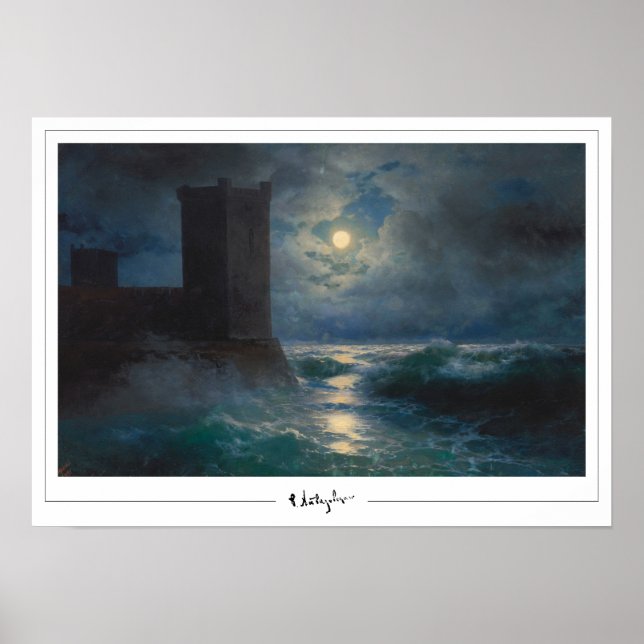 Ivan Aivazovsky Zedign Konstaffisch #473 Poster (Framsidan)